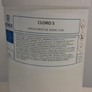 Hipoclorito de sodio 5%